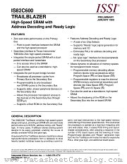 IS82C600-9BI datasheet pdf Integrated Silicon Solution Inc