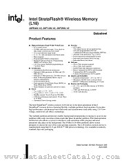 PH28F128L18B85 datasheet pdf Intel