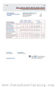 2N4119 datasheet pdf InterFET Corporation