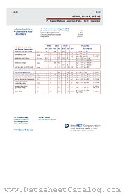 SMP5460 datasheet pdf InterFET Corporation