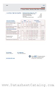 2N6550 datasheet pdf InterFET Corporation