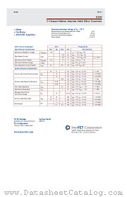 U310 datasheet pdf InterFET Corporation