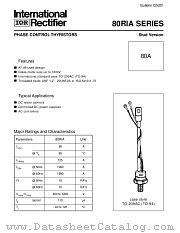 80RIA120M datasheet pdf International Rectifier