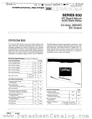 B3020R5A datasheet pdf International Rectifier