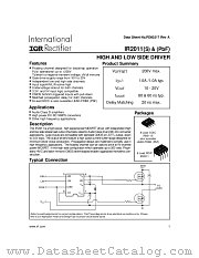 IR2011PBF datasheet pdf International Rectifier