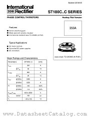 ST180C08C1L datasheet pdf International Rectifier