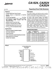 CA2524 datasheet pdf Intersil