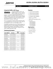 EL5524IRE datasheet pdf Intersil