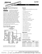 EL7564CRE-T13 datasheet pdf Intersil