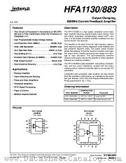 HFA1130_883 datasheet pdf Intersil
