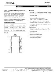 ISL5857IA datasheet pdf Intersil