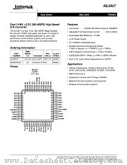 ISL5927IN datasheet pdf Intersil