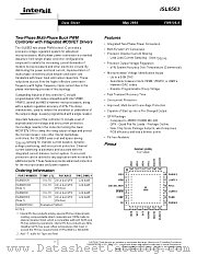 ISL6563CRZ-T datasheet pdf Intersil
