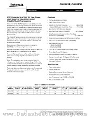 ISL8485ECBZ-T datasheet pdf Intersil