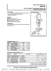 2SB1035 datasheet pdf Isahaya Electronics Corporation