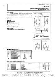 MC2833 datasheet pdf Isahaya Electronics Corporation