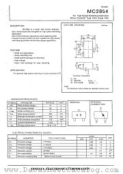 MC2854 datasheet pdf Isahaya Electronics Corporation