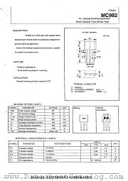 MC982 datasheet pdf Isahaya Electronics Corporation