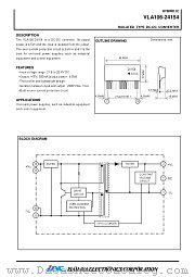 VLA106-24154 datasheet pdf Isahaya Electronics Corporation