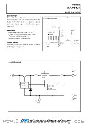 VLA203-121 datasheet pdf Isahaya Electronics Corporation