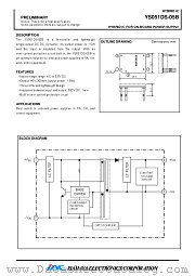 YS051DS-05B datasheet pdf Isahaya Electronics Corporation