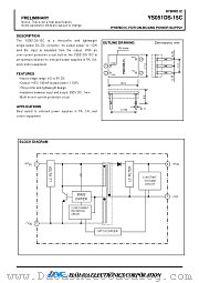 YS051DS-15C datasheet pdf Isahaya Electronics Corporation
