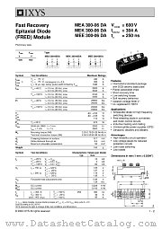 MEE300-06DA datasheet pdf IXYS