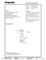 APH1608SGW datasheet pdf Kingbright Electronic