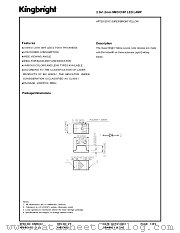 APT2012SYC datasheet pdf Kingbright Electronic