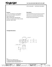 APTB1615SRQGWPR datasheet pdf Kingbright Electronic