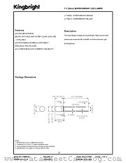 L7104SYC datasheet pdf Kingbright Electronic
