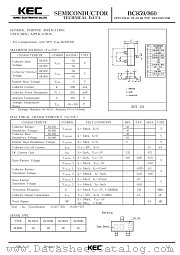 BC860A datasheet pdf Korea Electronics (KEC)