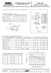 KDV153B datasheet pdf Korea Electronics (KEC)