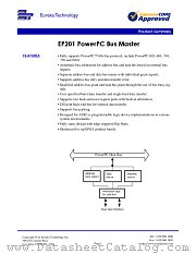 EP201 datasheet pdf Lattice Semiconductor