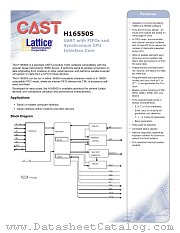 H16550S datasheet pdf Lattice Semiconductor