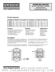 SD5001N datasheet pdf Linear Systems