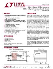 LTC3443EDE datasheet pdf Linear Technology