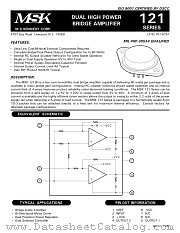 MSK121-10 datasheet pdf M.S. Kennedy Corp.