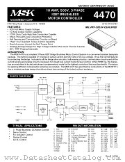 MSK4470U datasheet pdf M.S. Kennedy Corp.