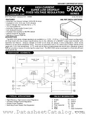 MSK5020-3.3B datasheet pdf M.S. Kennedy Corp.