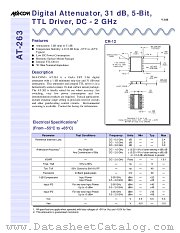 AT-263PIN datasheet pdf MA-Com