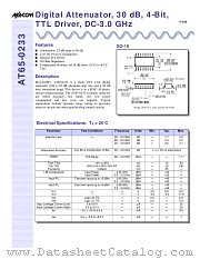 AT65-0233 datasheet pdf MA-Com