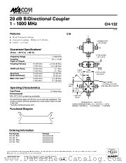 CH-132N datasheet pdf MA-Com
