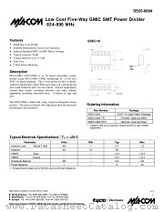 DS55-0004-RTR datasheet pdf MA-Com