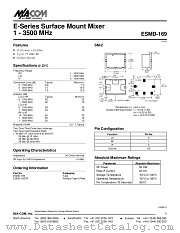 ESMD-169 datasheet pdf MA-Com