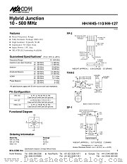 HH-110 datasheet pdf MA-Com