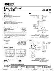 JH-114 datasheet pdf MA-Com