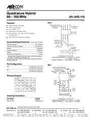 JHS-119 datasheet pdf MA-Com
