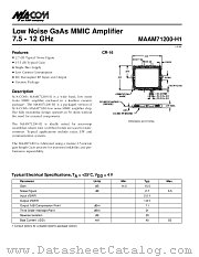 MAAM71200-H1 datasheet pdf MA-Com