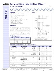 MD-161PIN datasheet pdf MA-Com